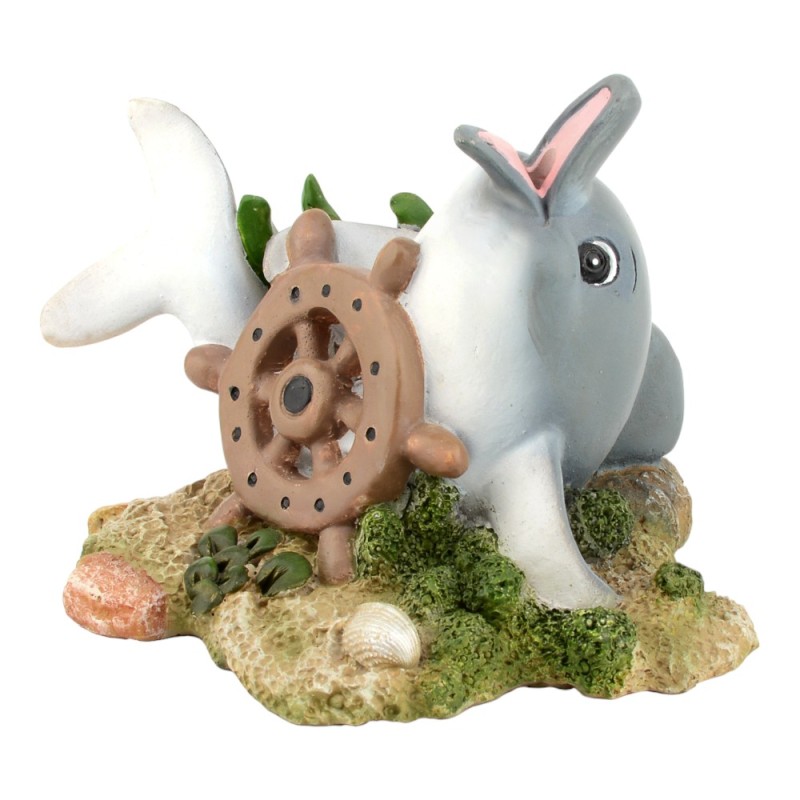 AquaOne Air Operated Daisy the Dolphin 9x9x8cm