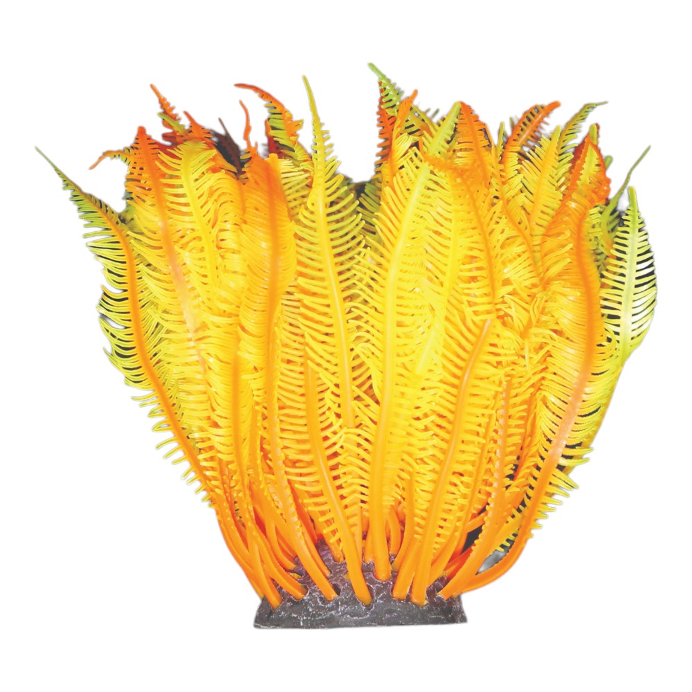 AquaOne Copi Coral Feather Star 4.5x4.5x12cm Orange