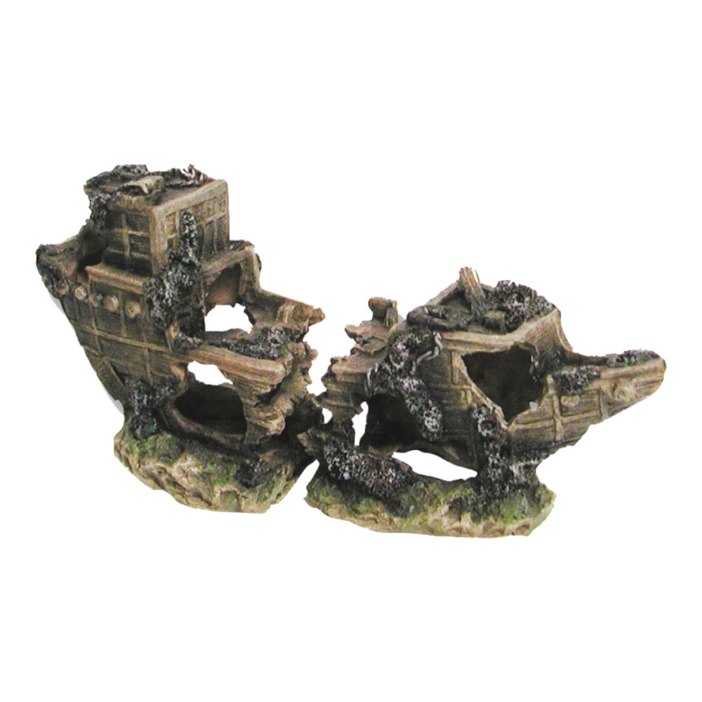 AquaOne Shipwreck (S) 25 x 12.5cm 2 piece