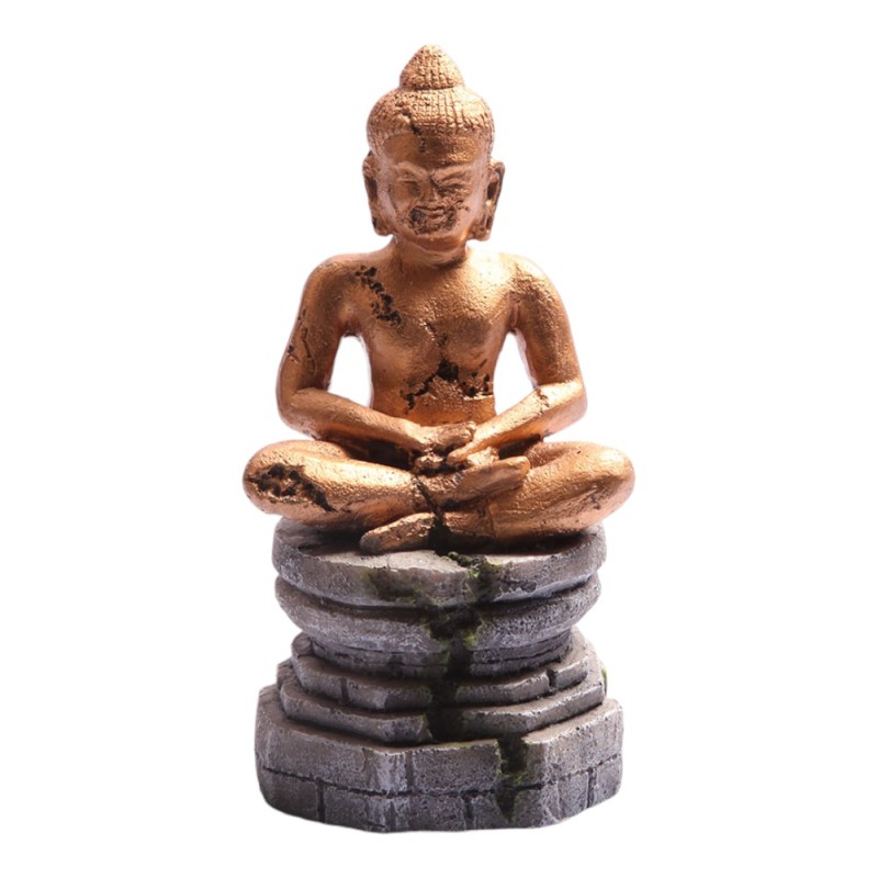 AquaOne Meditating Buddha 9x8.5x17.5cm Gold