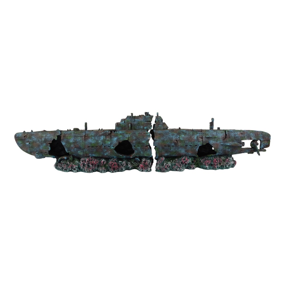 AquaOne Sunken Submarine 80x11x17cm