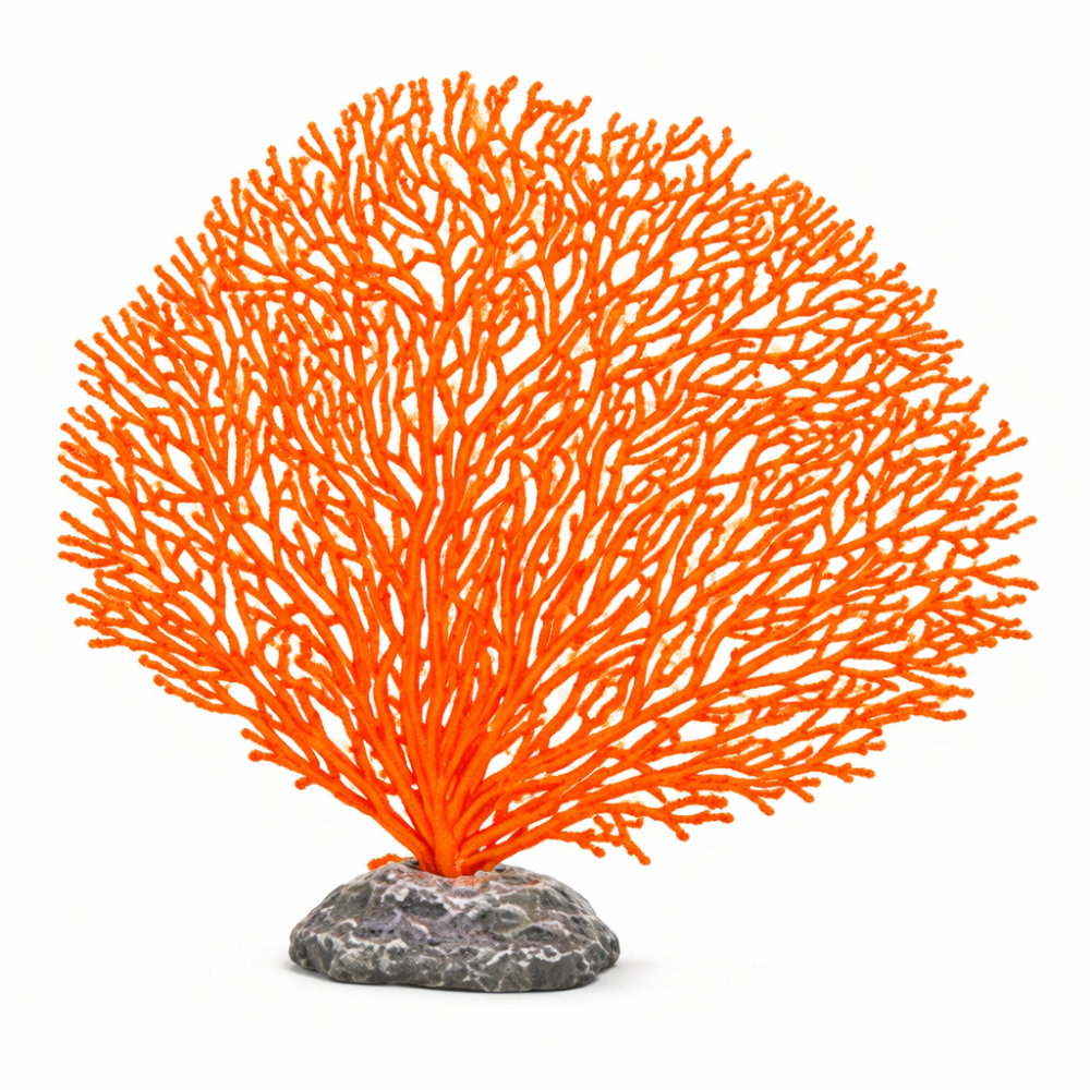 AquaOne Copi Coral Flower Pot 19x18cm Orange