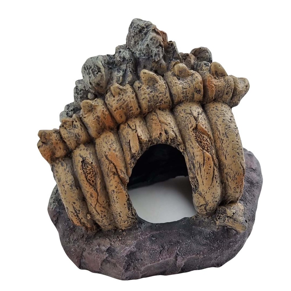 AquaOne Dinosaur Ribs With Cave 
