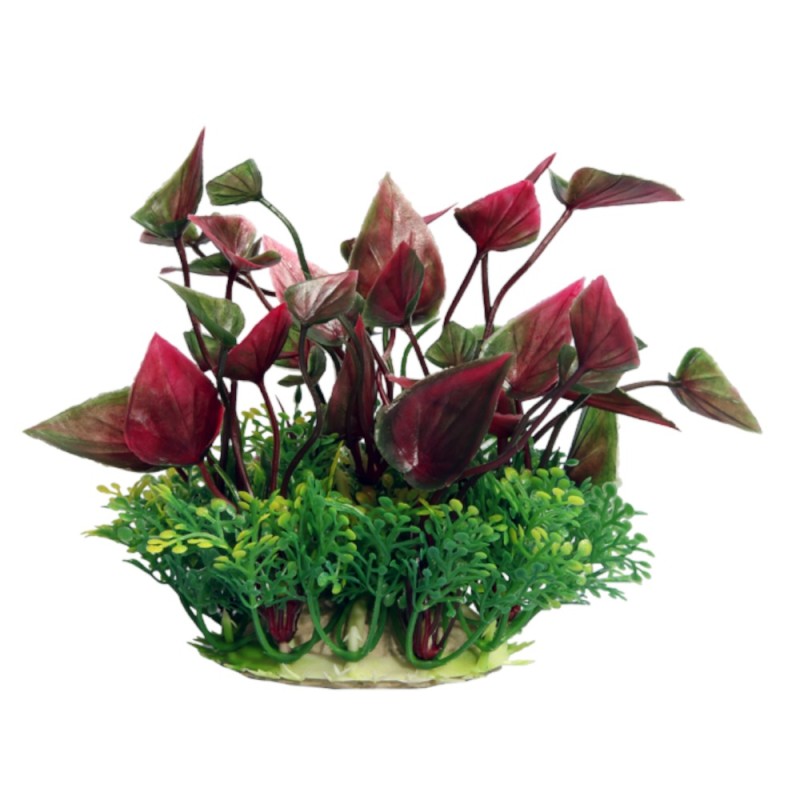 AquaOne Ecoscape Small Lily Red 10cm