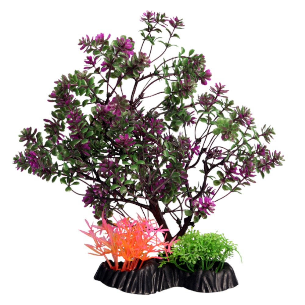 AquaOne Ecoscape Medium Catspaw Tree Purple 24cm