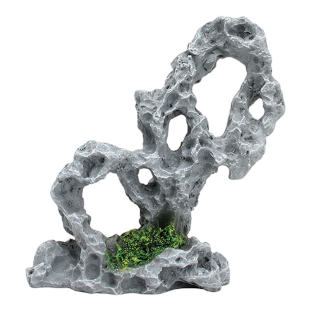 AquaOne Multi Hole Rock Stack, Grey