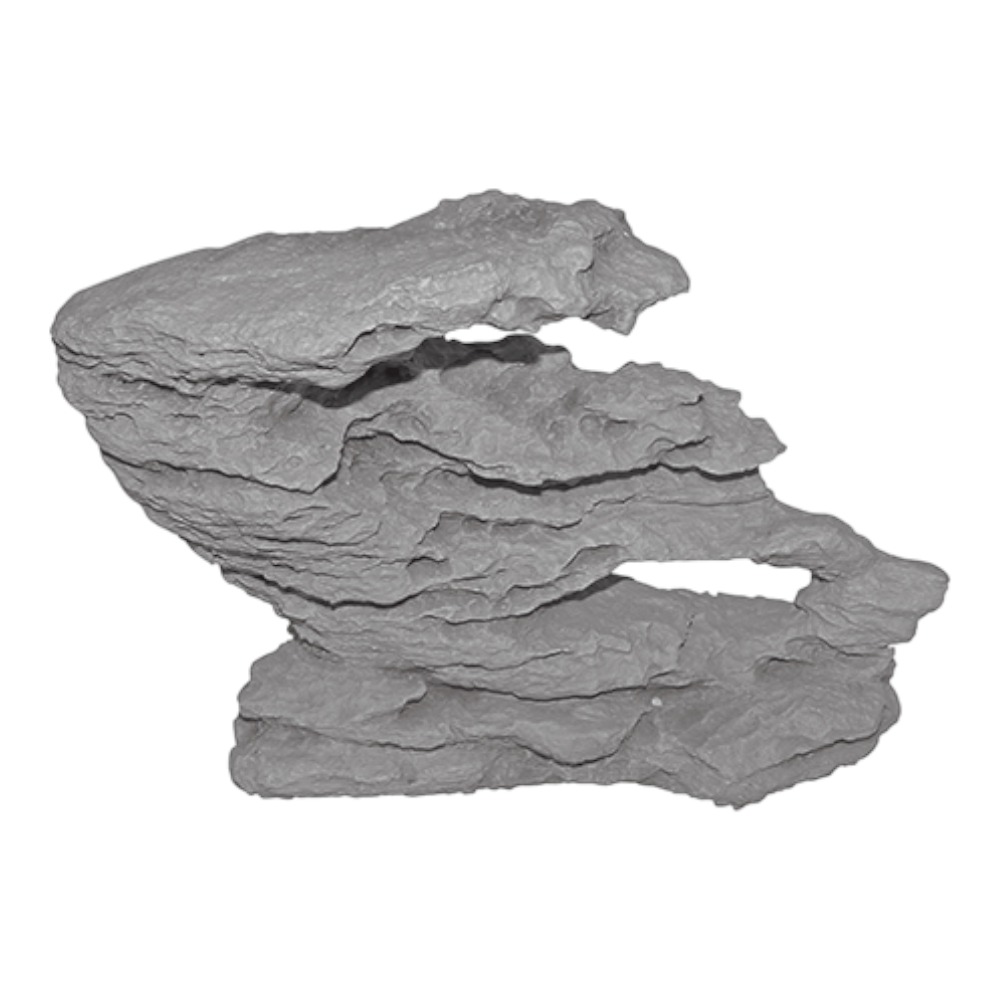 AquaOne Rock Overhang Formation, Grey