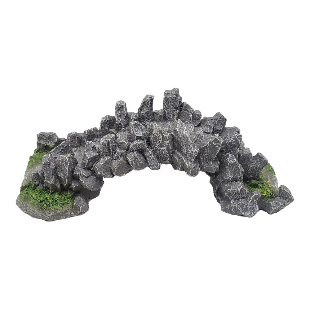 AquaOne Grey Stone Bridge 22cm