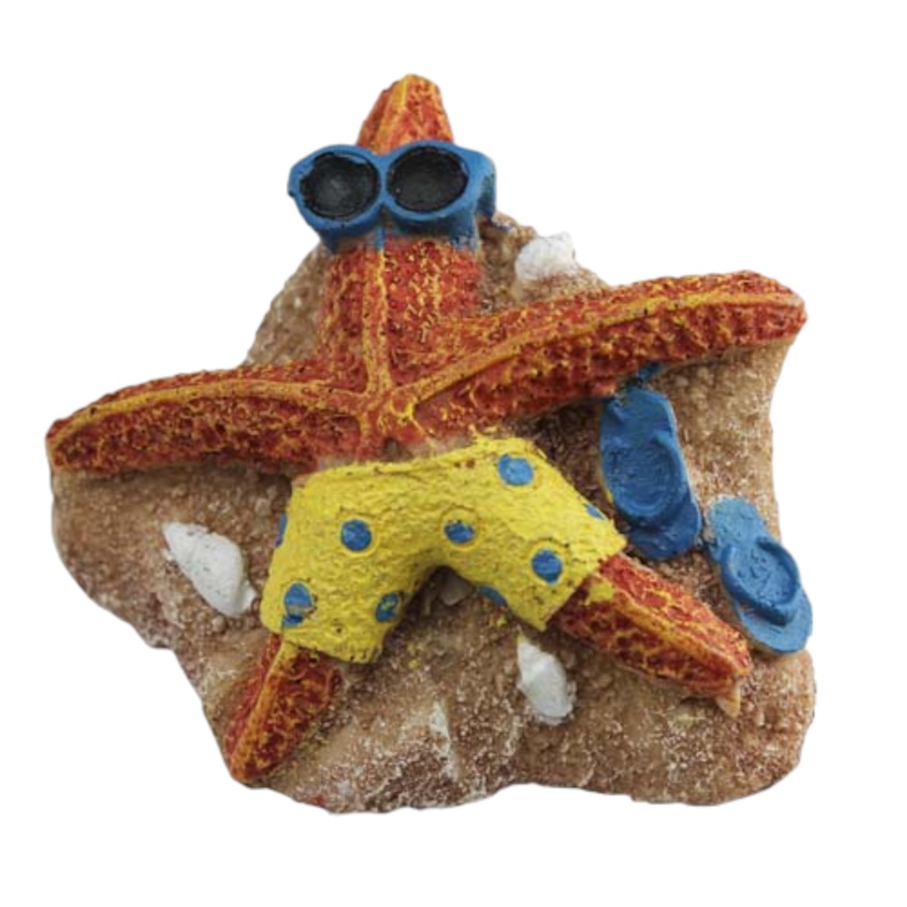 AquaOne Starfish On Beach 8.5x7x5cm