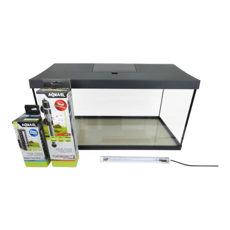 Leddy Black Tropical Aquarium 54L 60cm