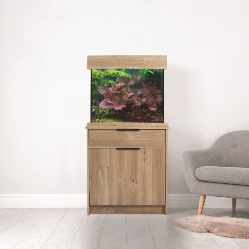 AquaOne OakStyle 110 Home Collection Nash Oak Tank and Cabinet