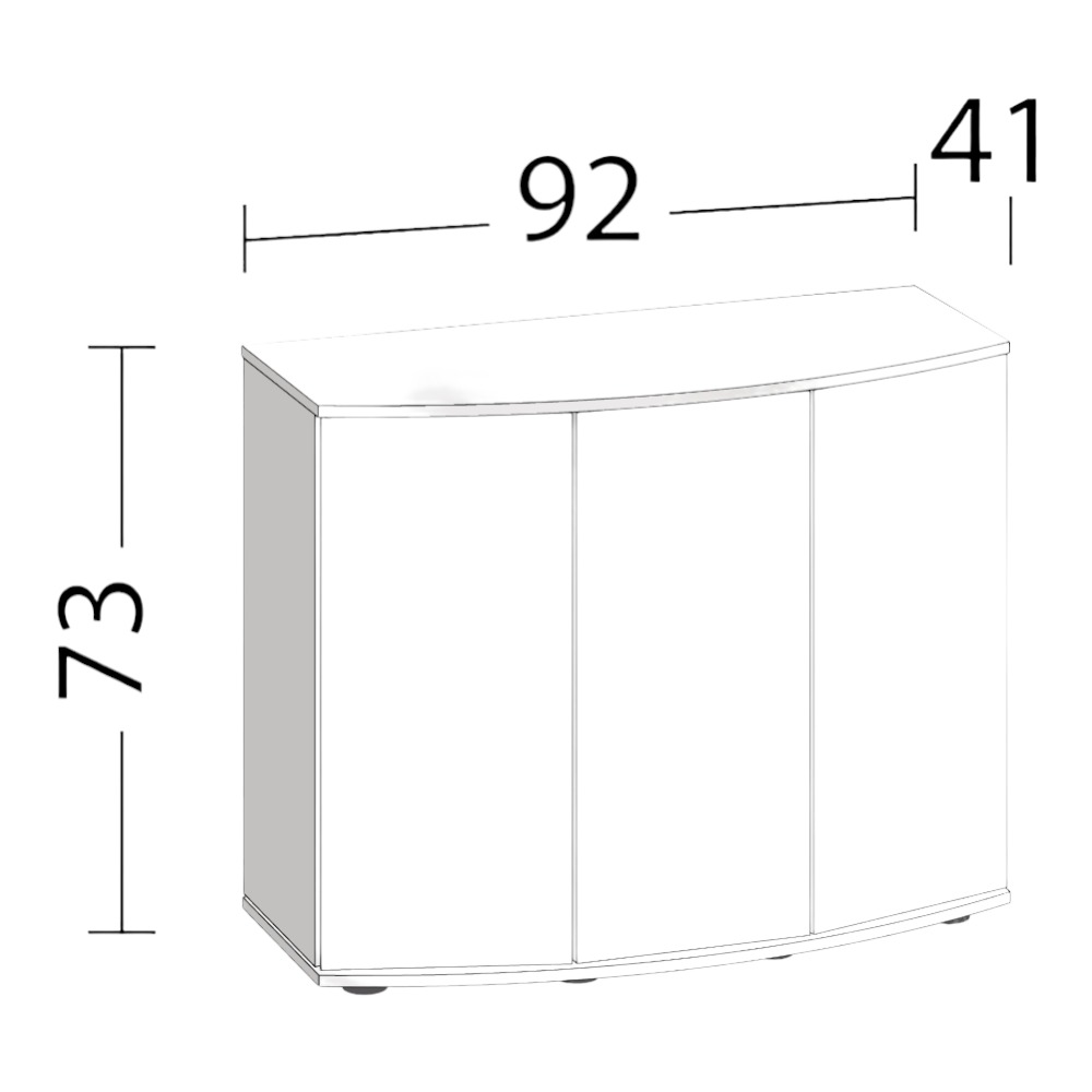 Juwel Vision 180 White Cabinet