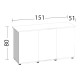Juwel Rio 450 White Cabinet
