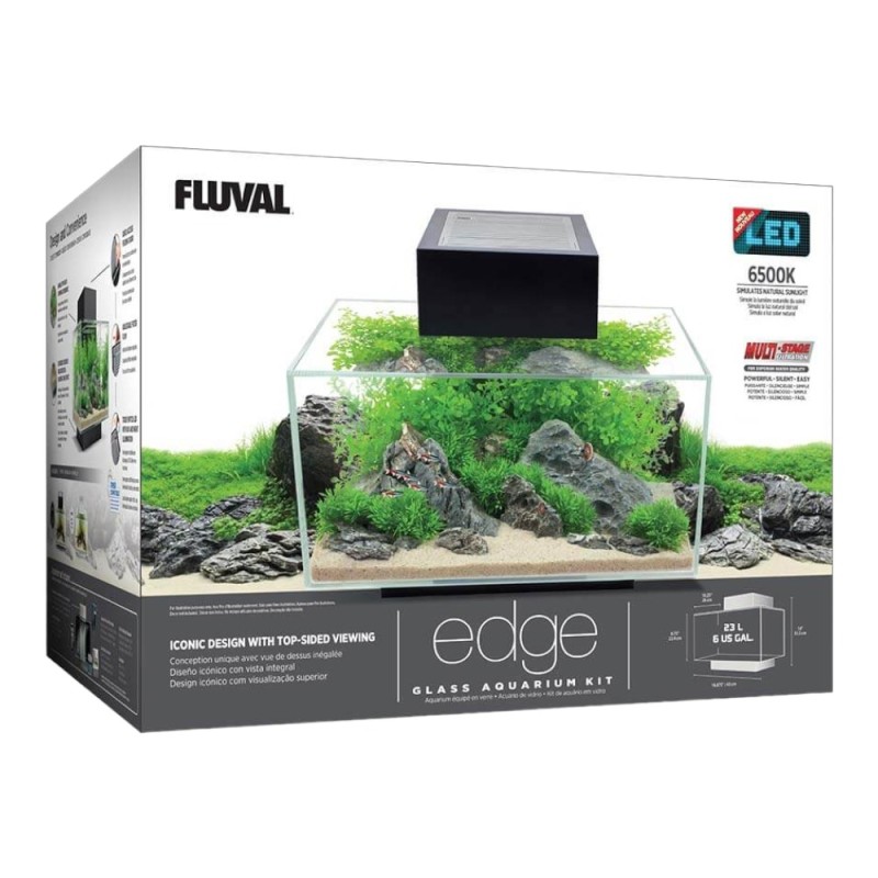 Fluval Edge 2.0 23L Aquarium Gloss White