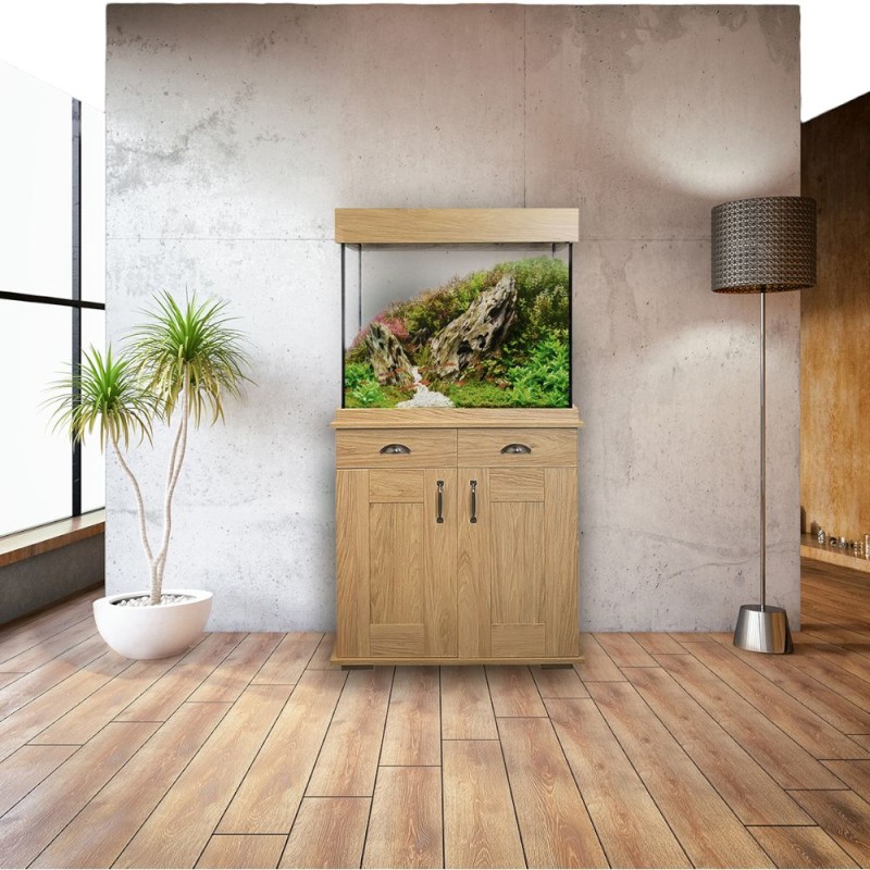 Fluval Shaker 168L Aquarium & Cabinet - Hampshire Oak