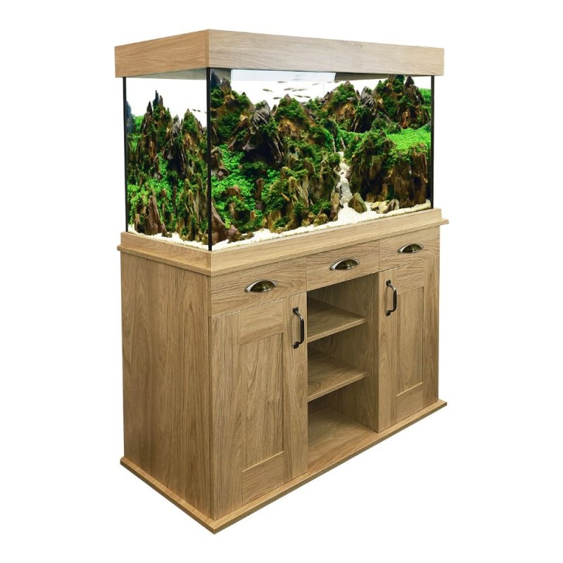 Fluval Shaker 345L Aquarium & Cabinet - Hampshire Oak