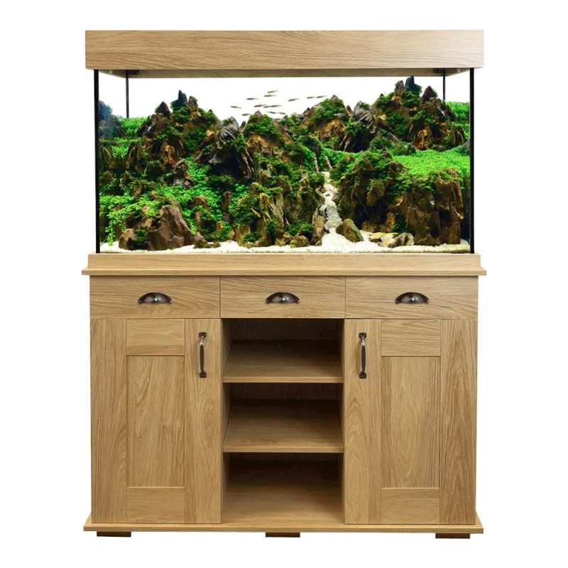 Fluval Shaker 252L Aquarium & Cabinet - Hampshire Oak