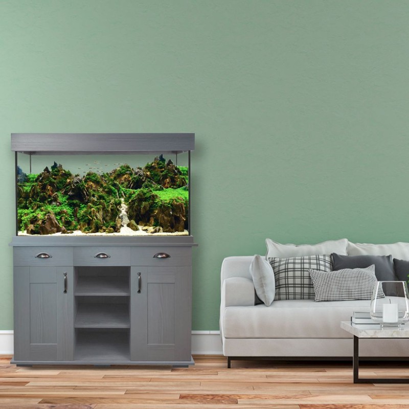 Fluval Shaker 345L Aquarium & Cabinet - Slate Grey