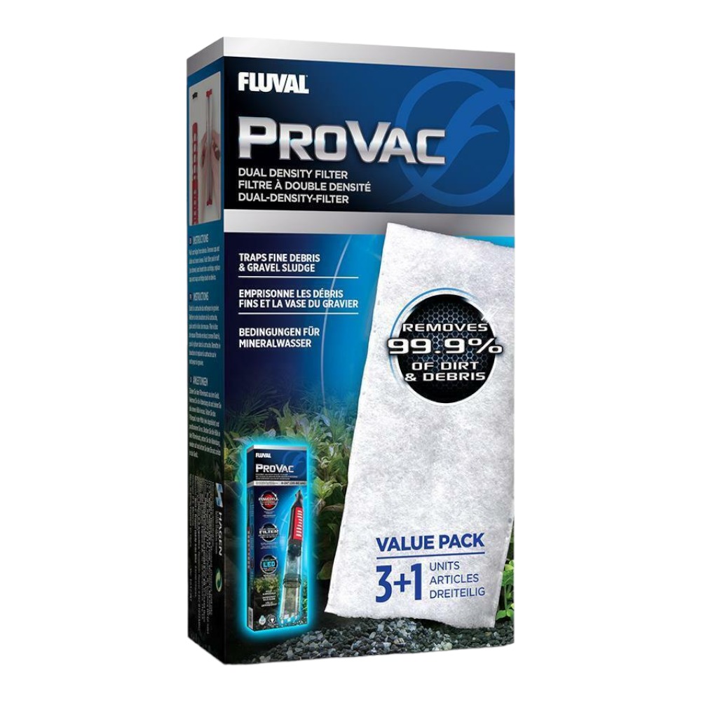 Fluval Pro Vac Filter Cartridge (4pk)