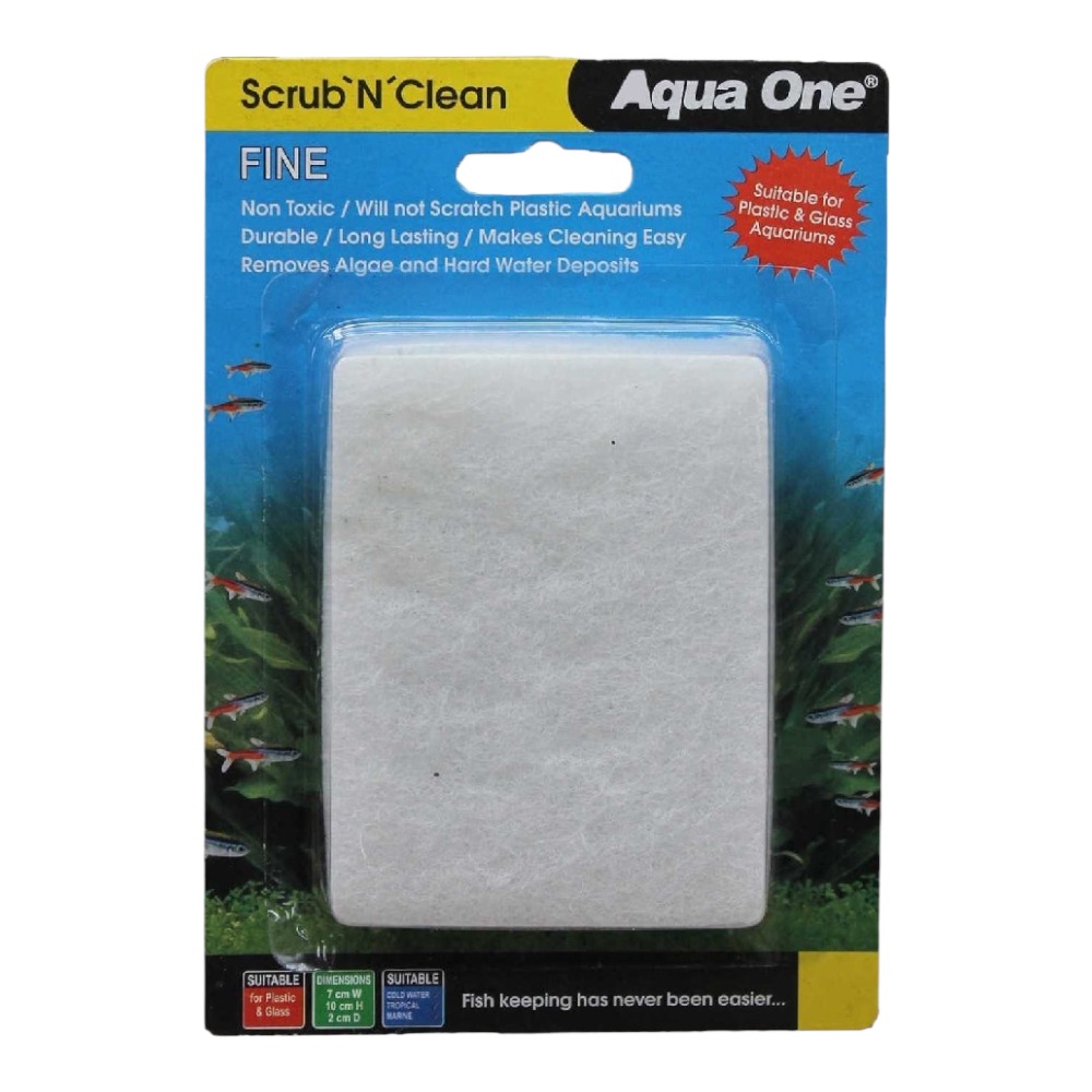 AquaOne Scrub N Clean Algae Fine Small