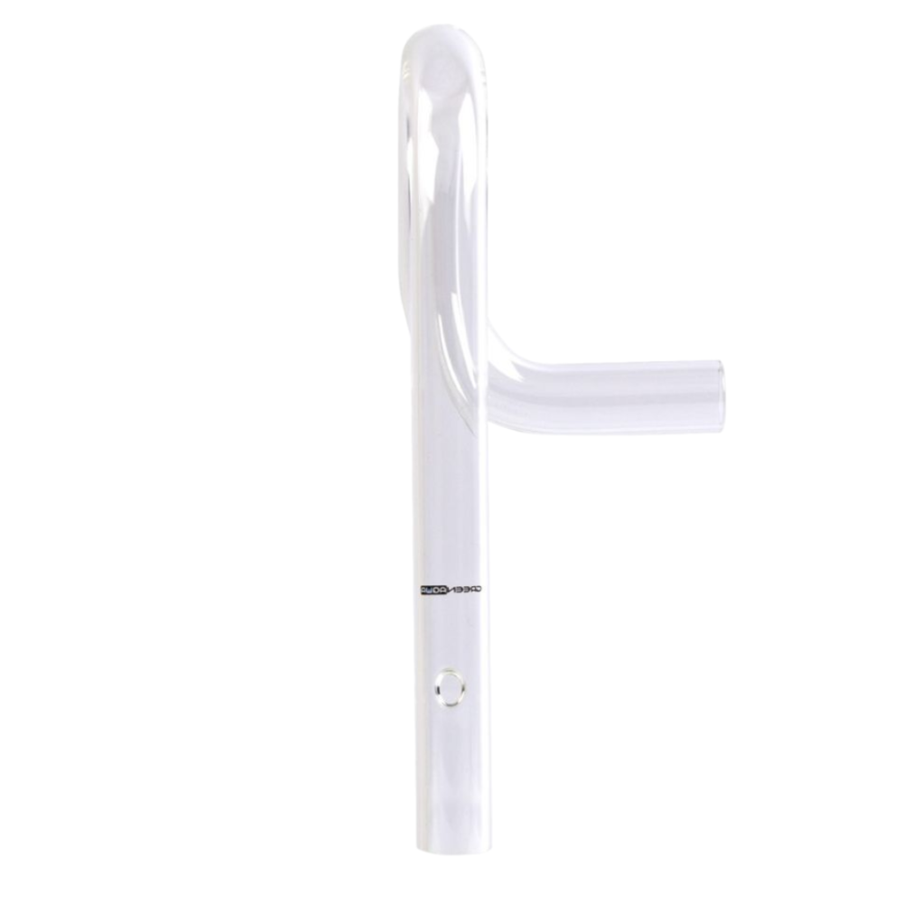 Green Aqua Glass Double Bend Pipe for Spraybar Right Side - 17mm 16/22mm