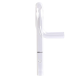 Green Aqua Glass Double Bend Pipe for Spraybar Right Side - 17mm 16/22mm
