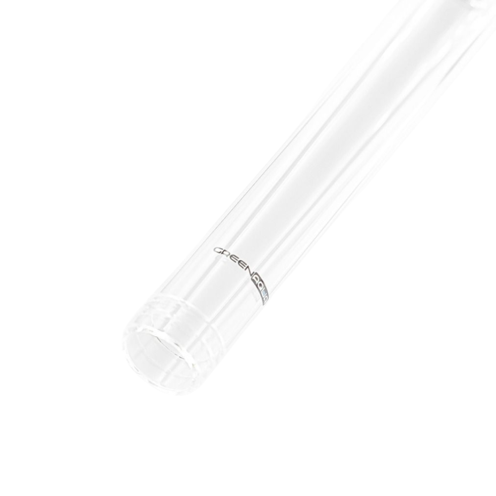 Green Aqua Glass Inflow Straight - 17mm 16/22