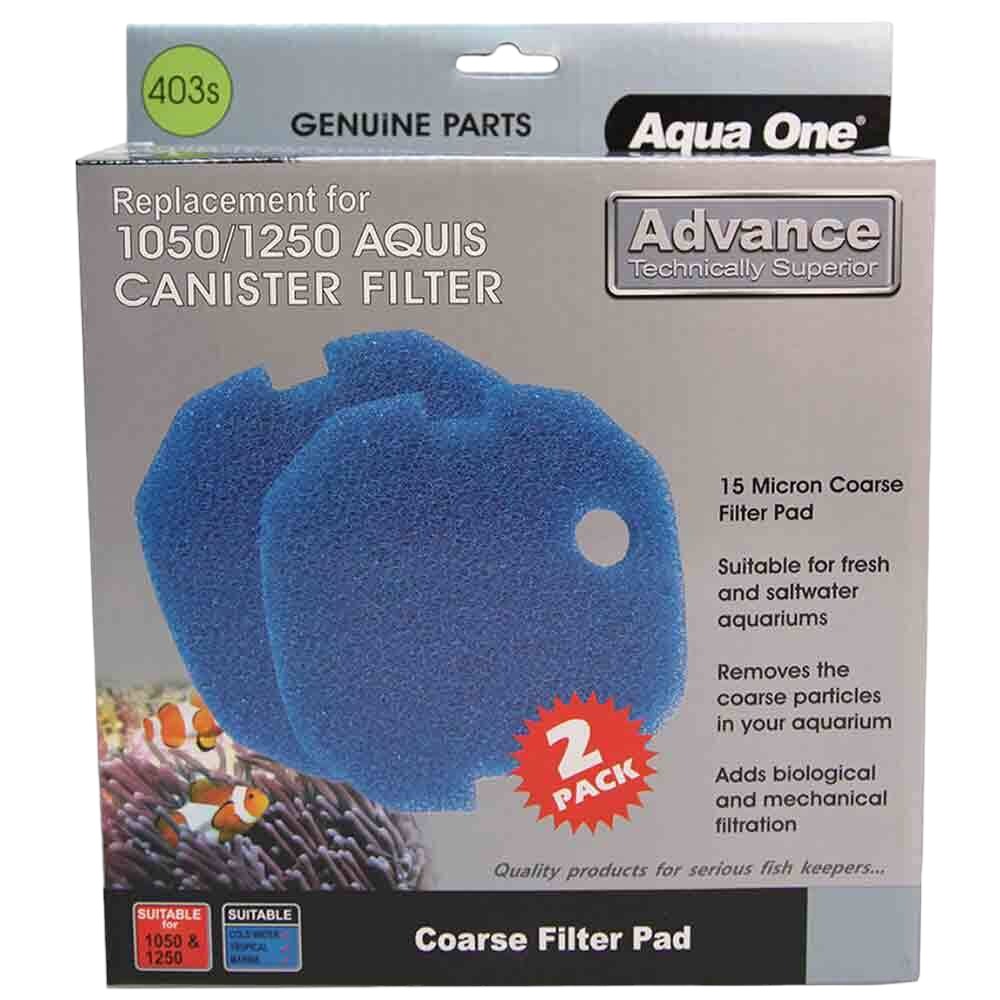 AquaOne Sponge Pad - (15ppi) Blue 1050/1250 Advance (2pk) 403s