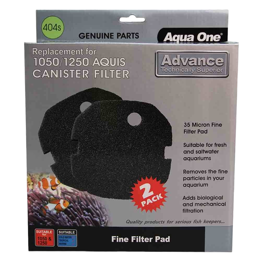 AquaOne Sponge Pad - (35ppi) Black 1050/1250 Advance (2pk) 404s