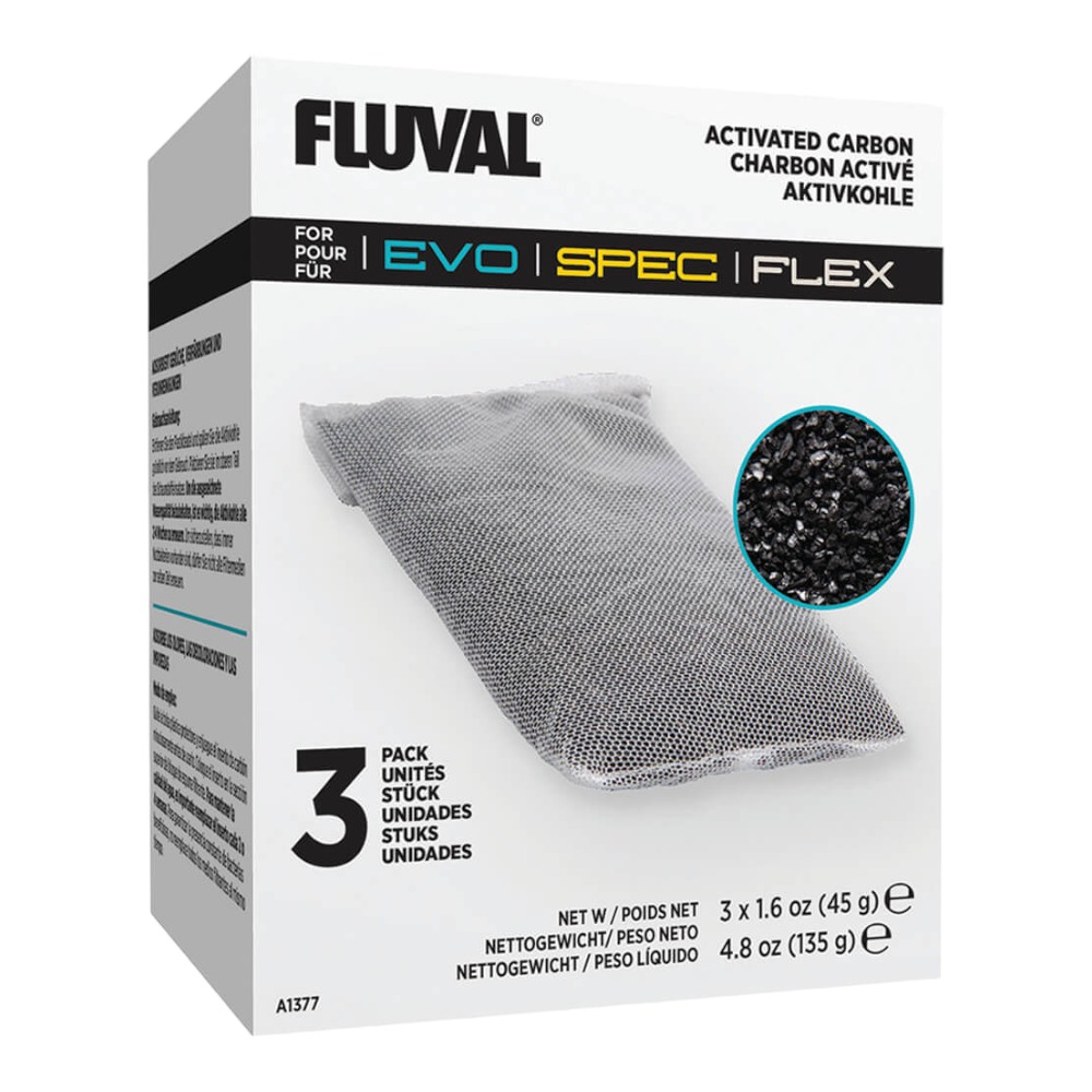 Fluval Spec/Flex/Evo Replacement Carbon (3 bags)