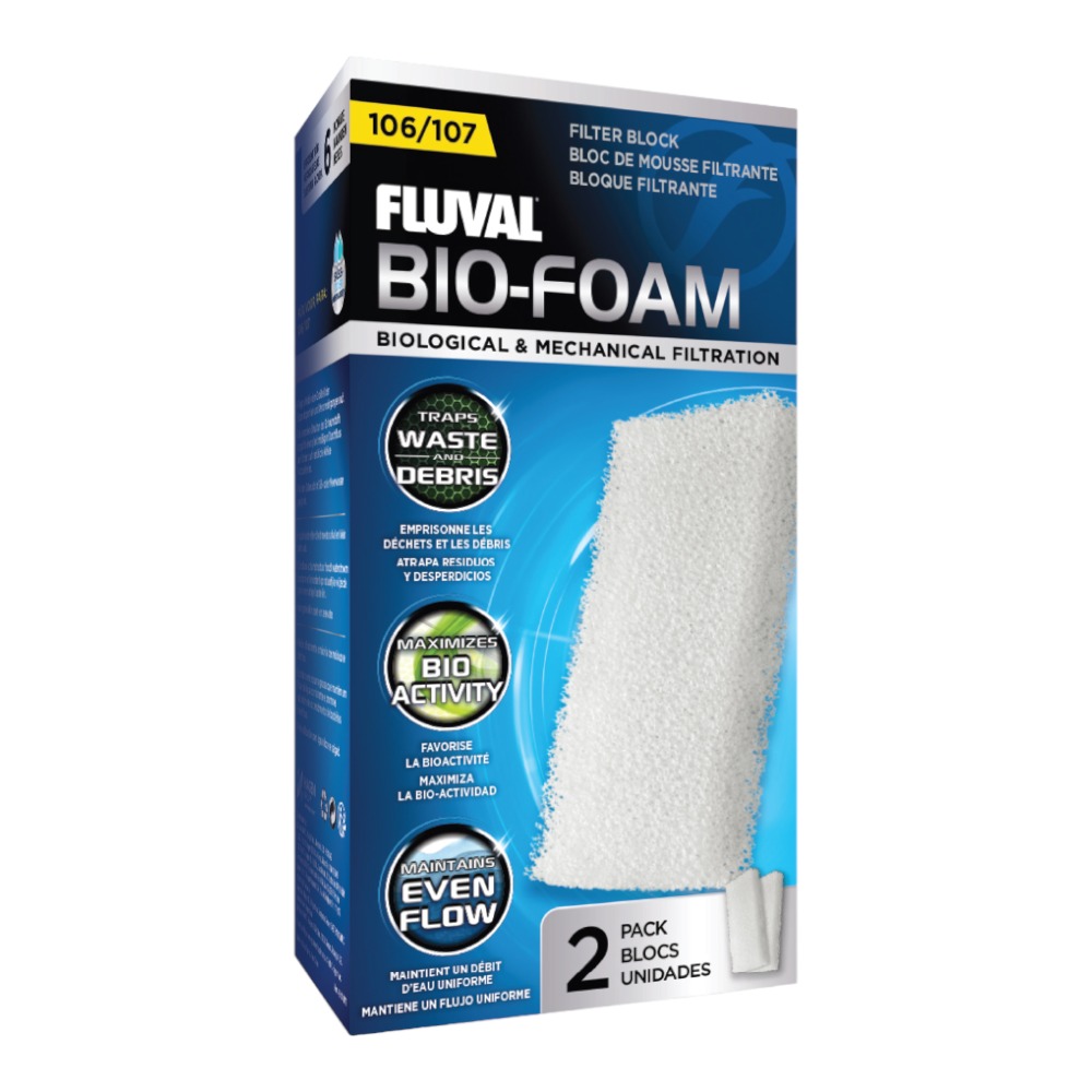 Fluval 104/5/6/7 Bio-Foam Filter Block (2pcs)