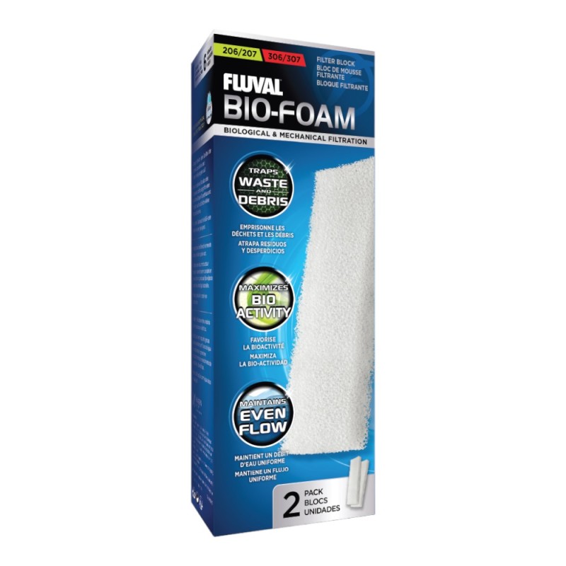 Fluval 204/5/6/7-& 304/5/6/7 Bio-Foam Filter Block (2pcs)