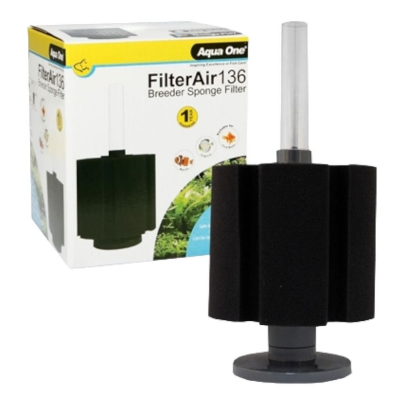 AquaOne Filter Air Breeder Sponge Filter