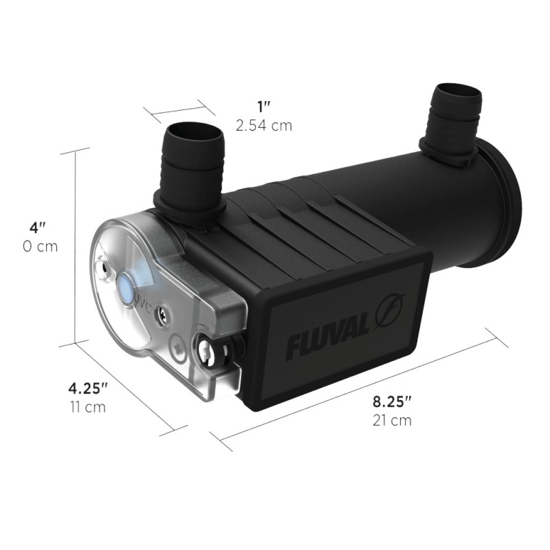 Fluval FX In-Line UVC Clarifier (for aquariums up to 1500L)