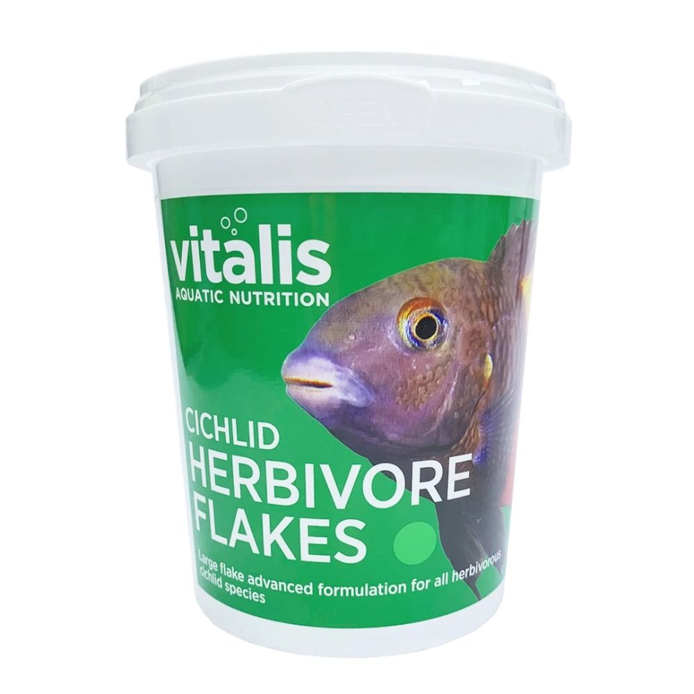 Vitalis Cichlid Herbivore Flakes 90g