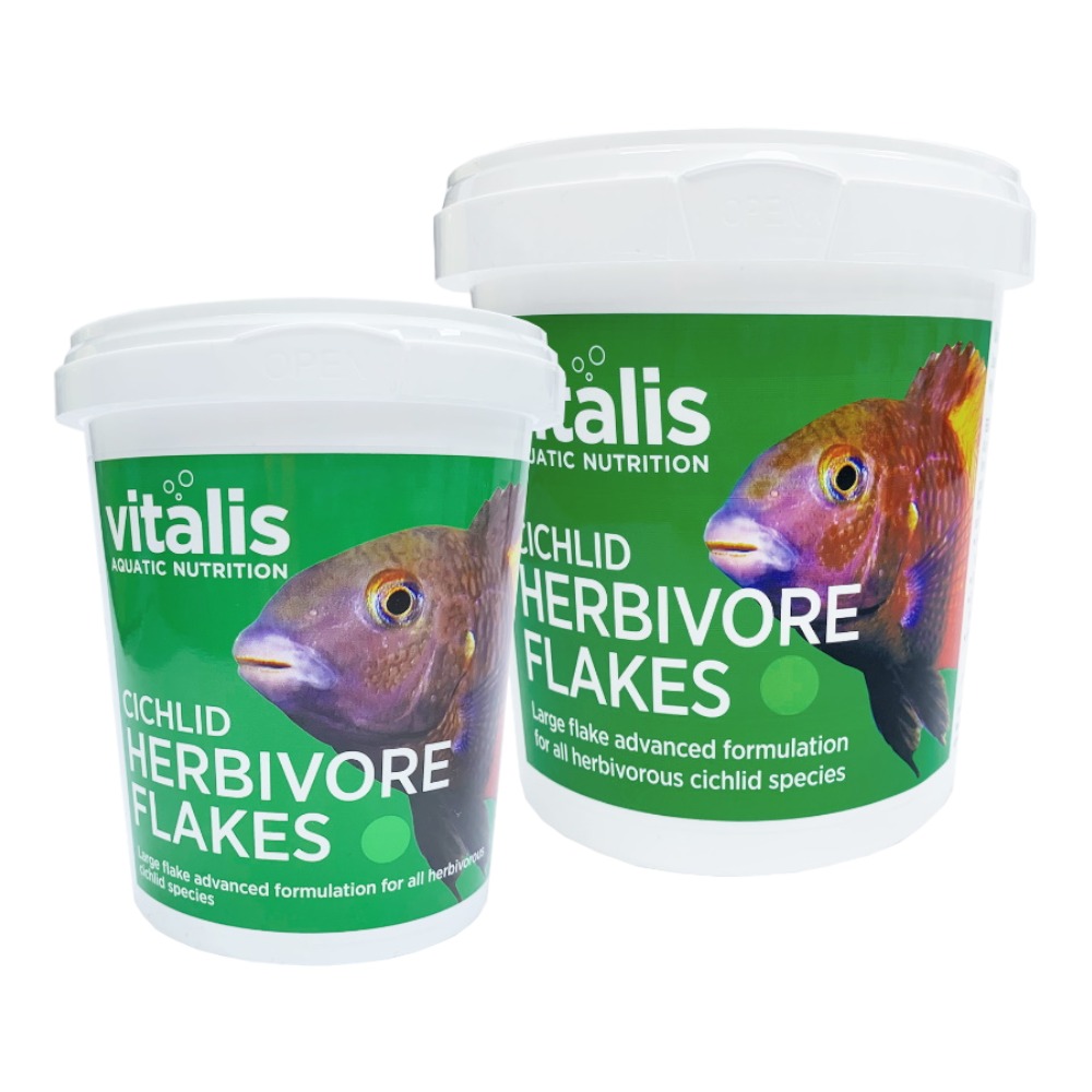Vitalis Cichlid Herbivore Flakes