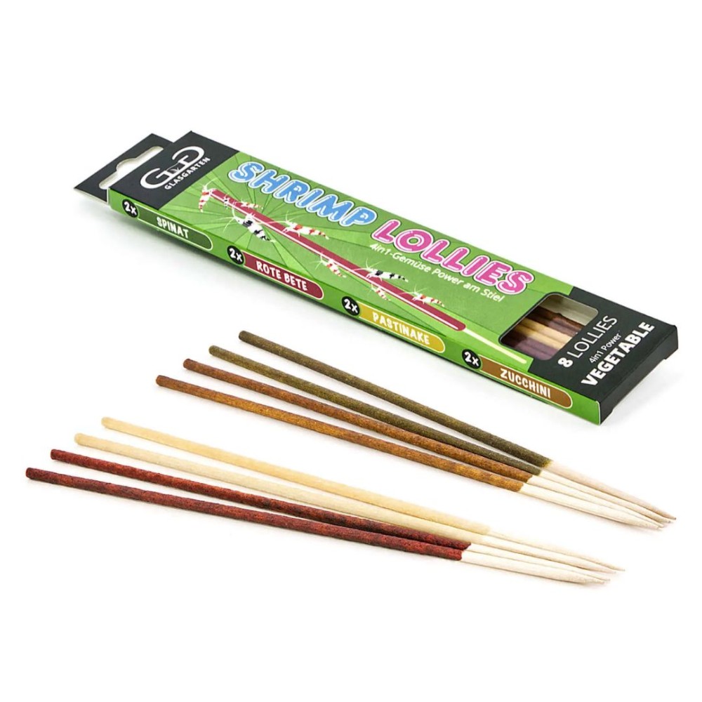 GlasGarten Shrimp Lollies – 4in1 Algae Power 8 Sticks
