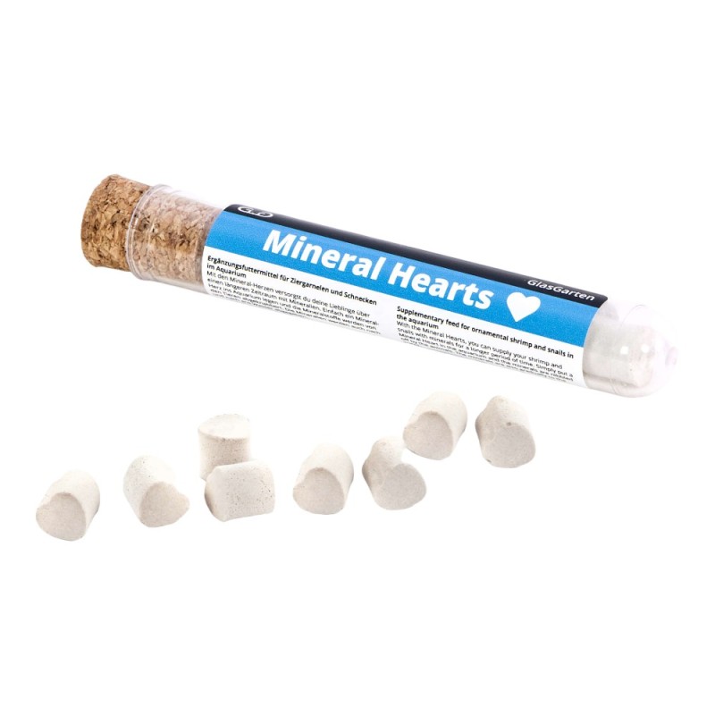 GlasGarten – Mineral Hearts 8 pcs