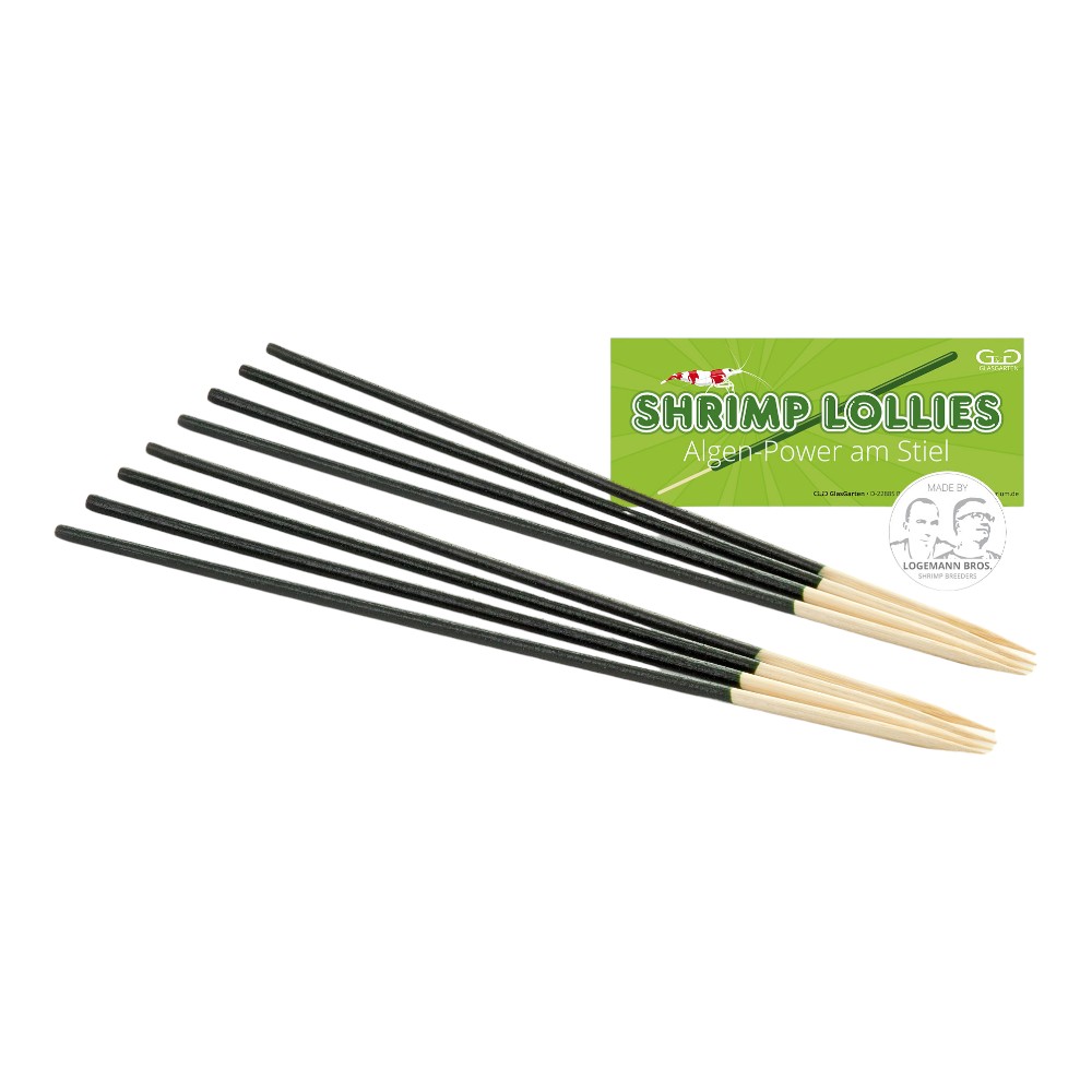 GlasGarten – Shrimp Lollies – Algae Sticks 8 sticks