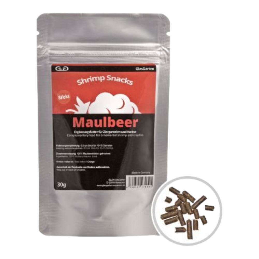 GlasGarten – Shrimp Snacks Mulberry 30g