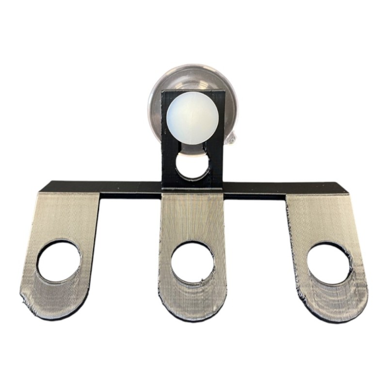 3 Frag Angled Holder On Suction Cup