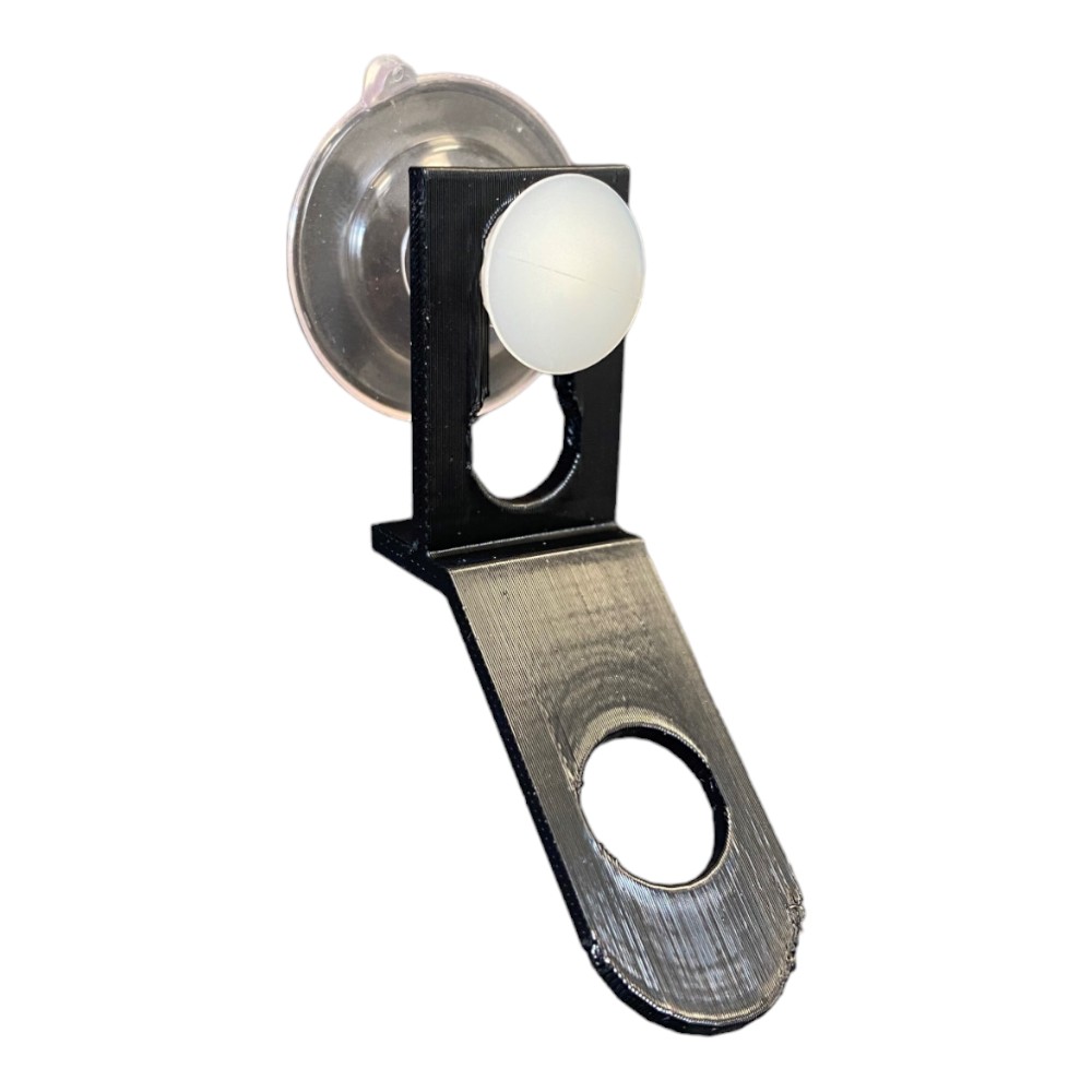 Single Angled Frag Holder On Suction Cup