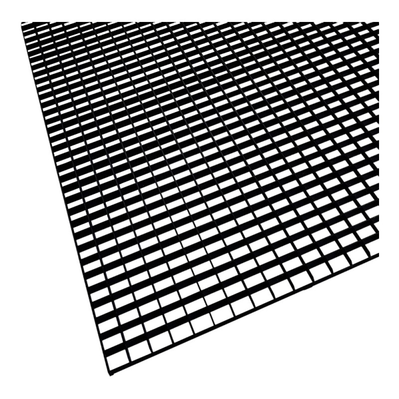 Black Egg Crate 2 x 2 ft