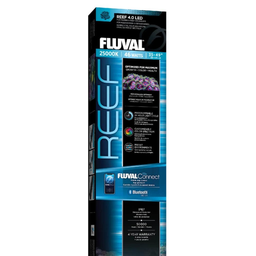 Fluval Reef 4.0 LED 46w Bluetooth Mesh 90cm