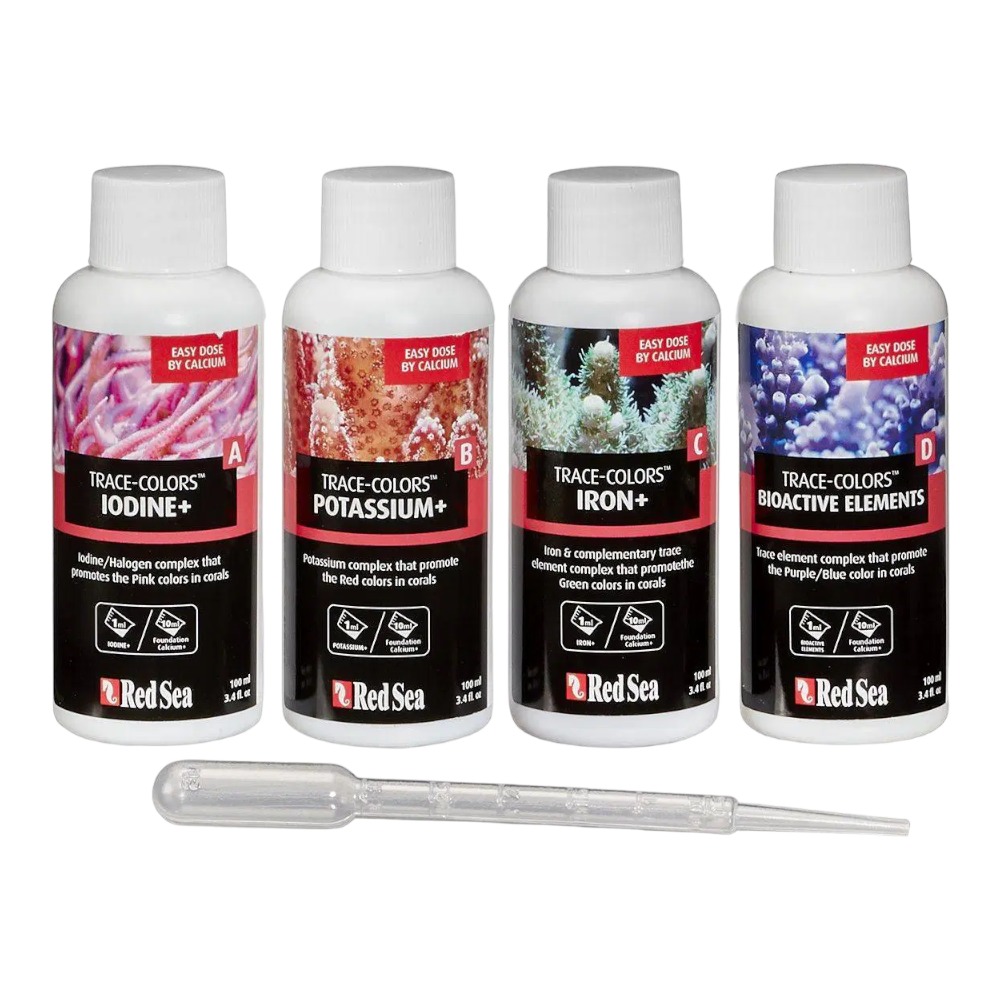 Red Sea Trace-Colors™  Starter Kit A,B,C&D 4x100ml