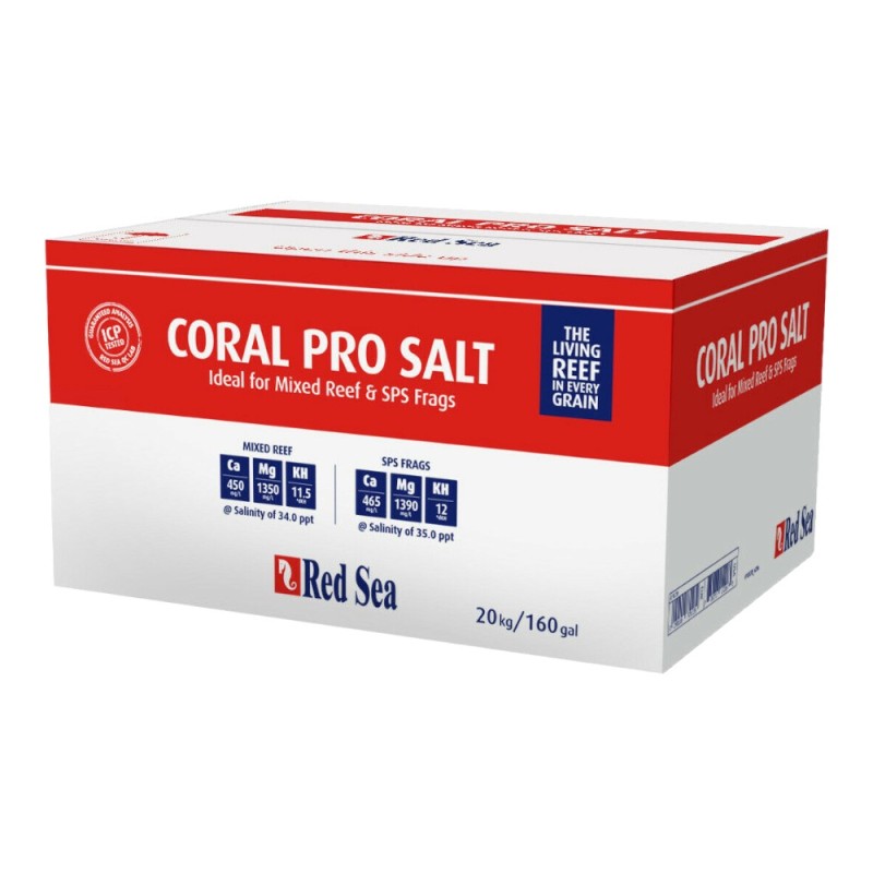 Red Sea Coral Pro Salt - 20.1 kg / 160 gal (Box)