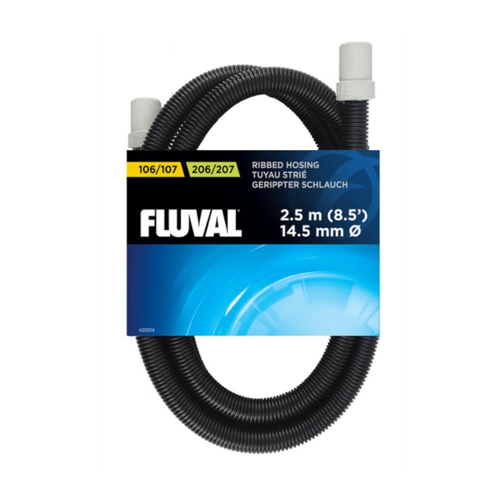 Fluval Ribbed Hosing 2.5m for 104-204, 105-205, 106-206, 107-207