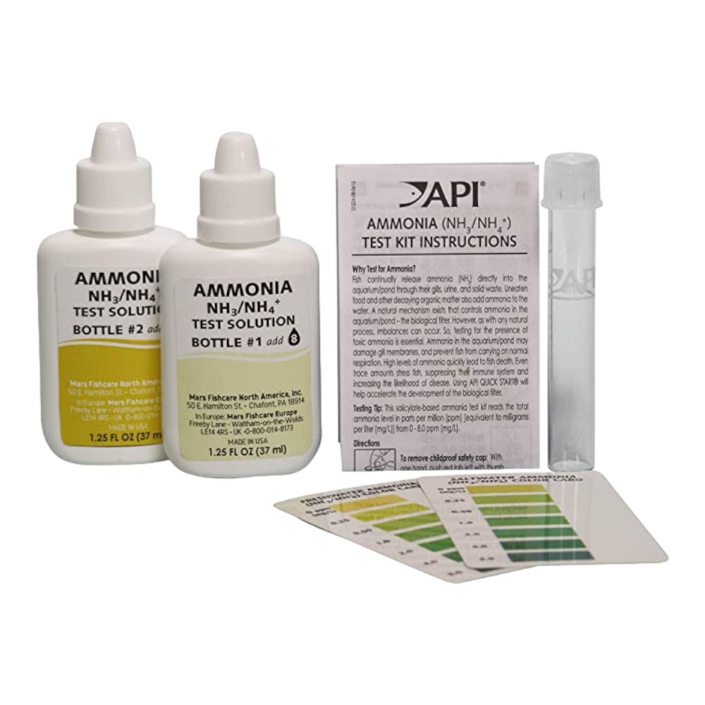 API Ammonia Liquid Test Kit FW/SW 130 Tests