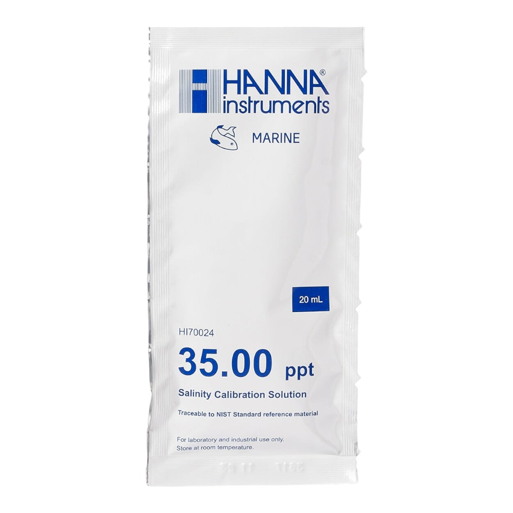 Hanna Calibration Fluid 35.00ppt - 25 pcs of 20ml