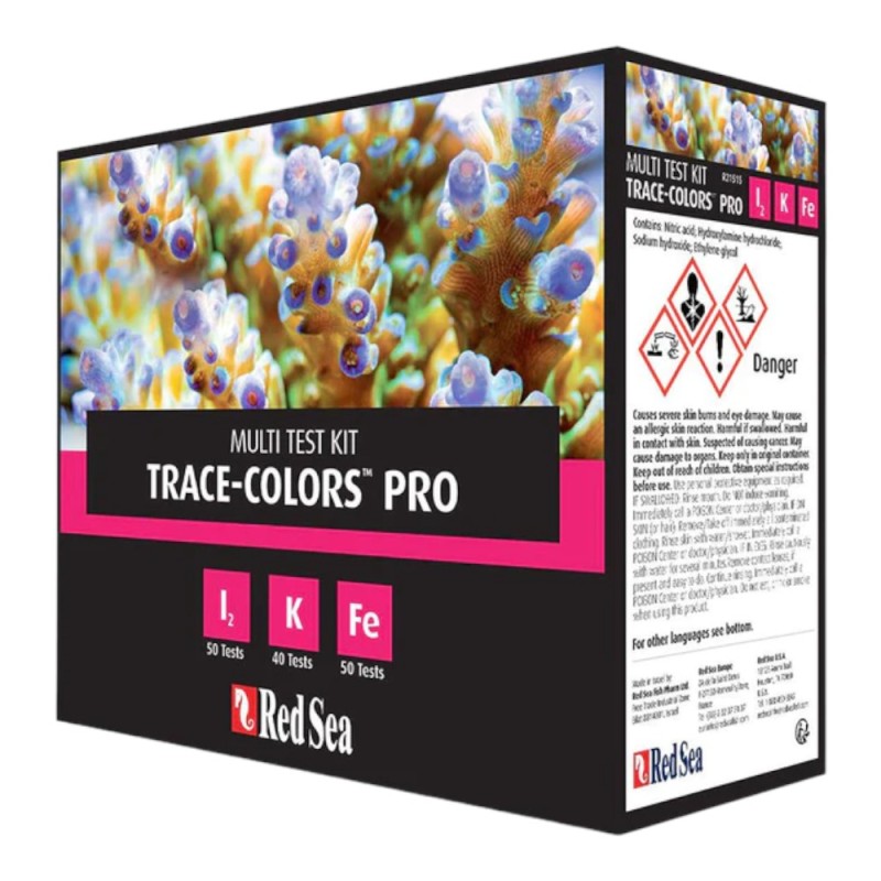 Red Sea Trace-Colors™ Pro (Trace Colors) Test Kit (I,K,Fe)
